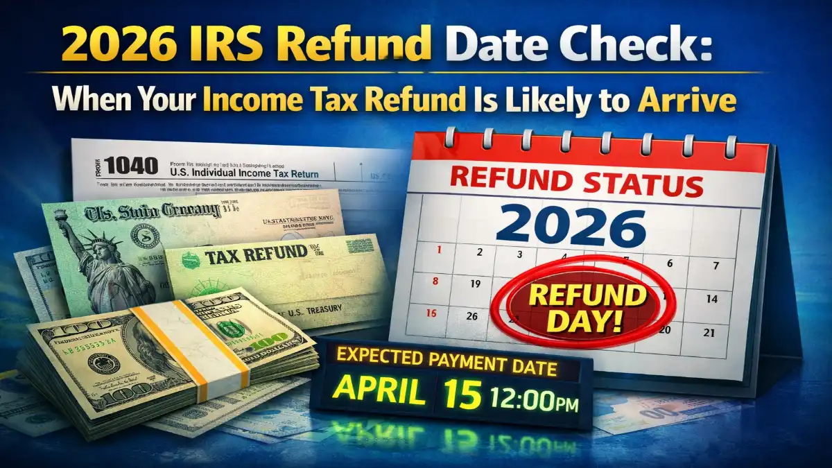 2026 IRS refund date check, IRS income tax refund 2026, estimated refund dates IRS, IRS refund schedule 2026, tax refund timeline USA, IRS direct deposit refund, federal tax refund updates, IRS refund delays 2026, tax season refund info