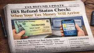 IRS refund status check, when will IRS refund arrive, IRS tax refund tracker update, check IRS refund online, IRS refund payment timeline, IRS refund approved sent meaning, track tax refund USA, IRS refund processing status, IRS direct deposit refund update, IRS refund delay reasons, tax refund status guide, IRS refund news update